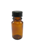 Frasco Ambar Con Tapa 10 Ml. Paq. 50 Piezas