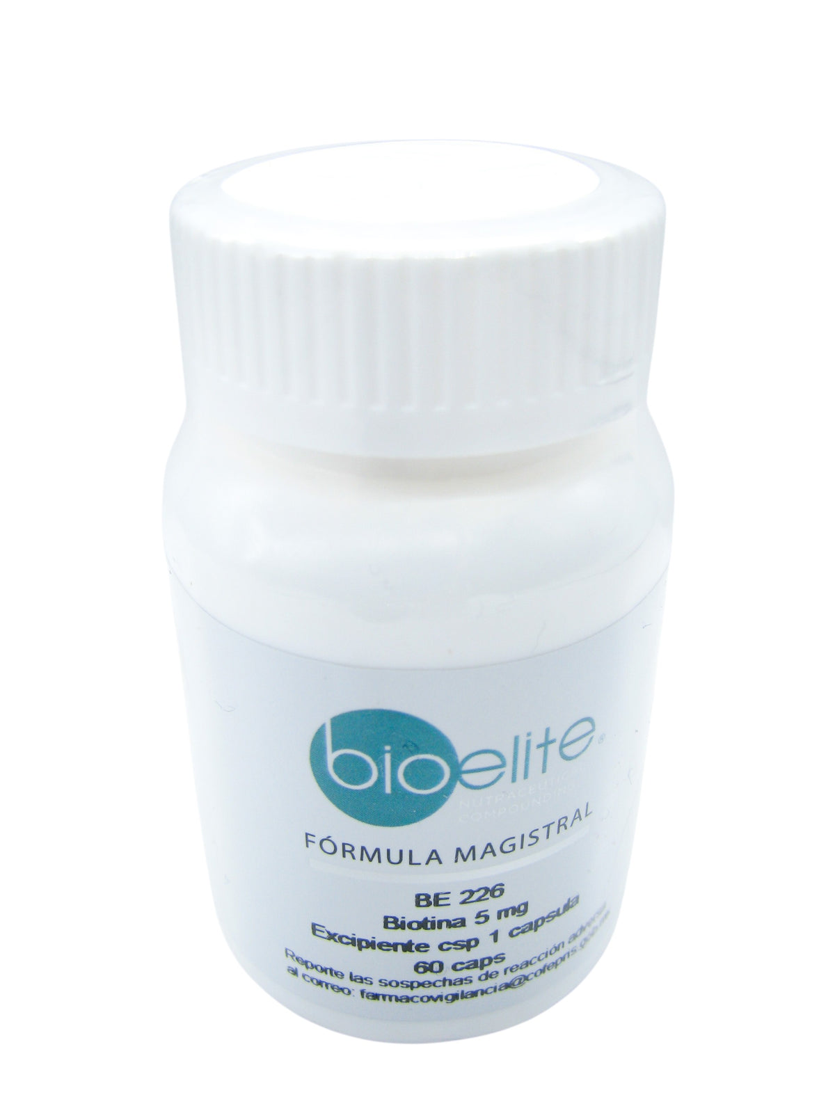 Biotina 5mg Suplemento Fortalecedor Cabello Bioelite