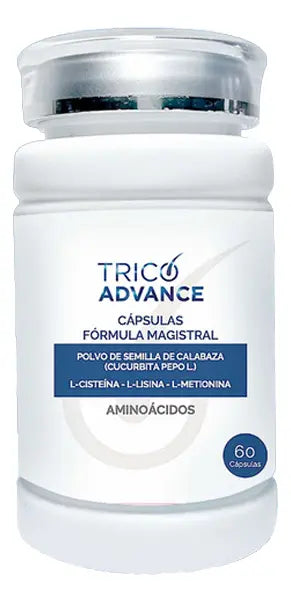 Suplemento Capilar Trico Advance Aminoácidos 60 Cápsulas TRICO ADVANCE Tratamiento Suplemento alimenticio