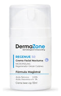 Crema DermaZone Regenue 50 Noche Ácido Hialurónico Regenerador Celular