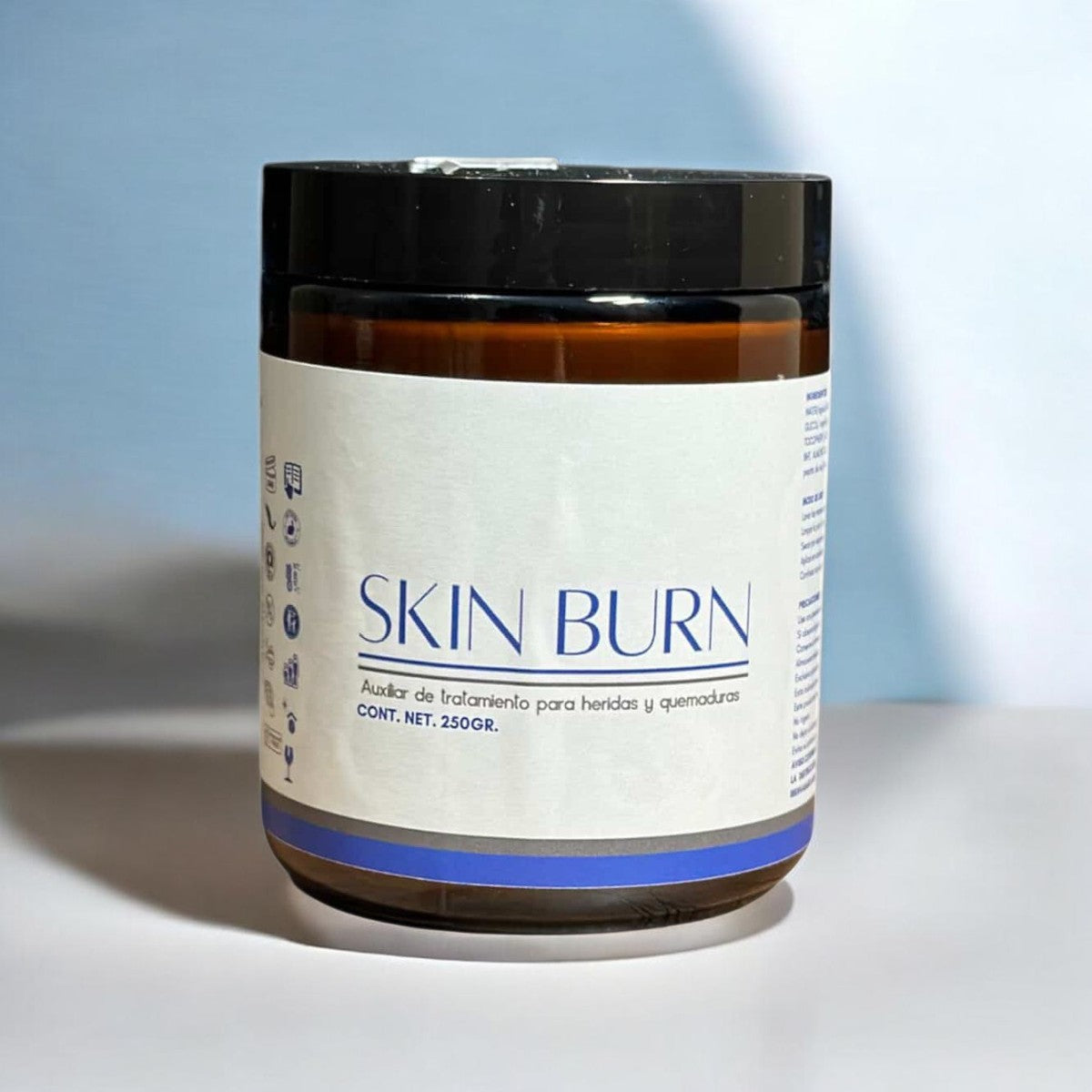 Skin Burn Crema Auxiliar En Lesiones De La Piel 250 Gr.